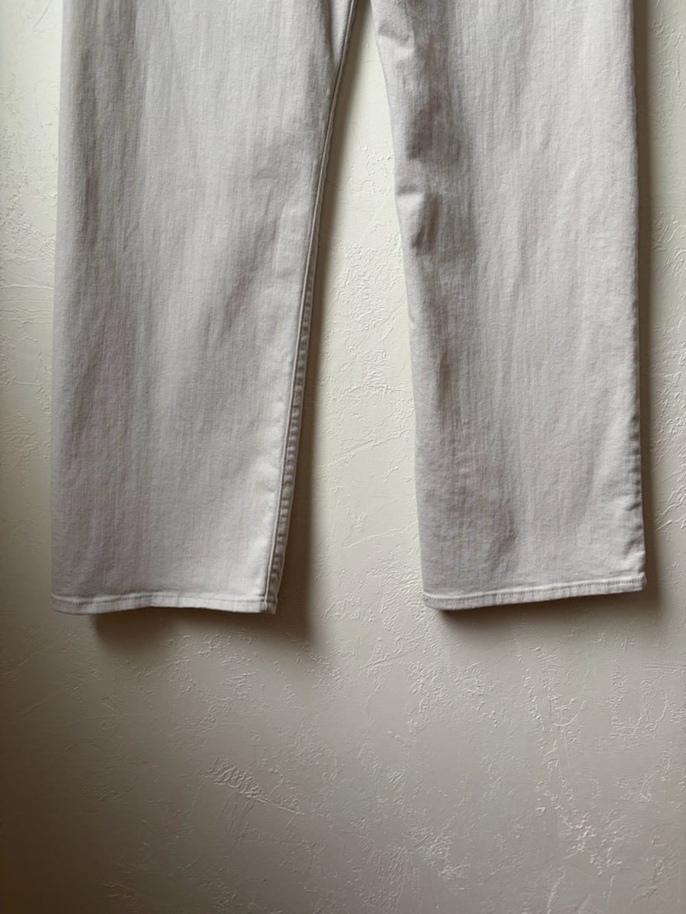 Signature Levi Strauss High Rise Loose Straight Jeans Light Beige 28x31 - Picture 6 of 7